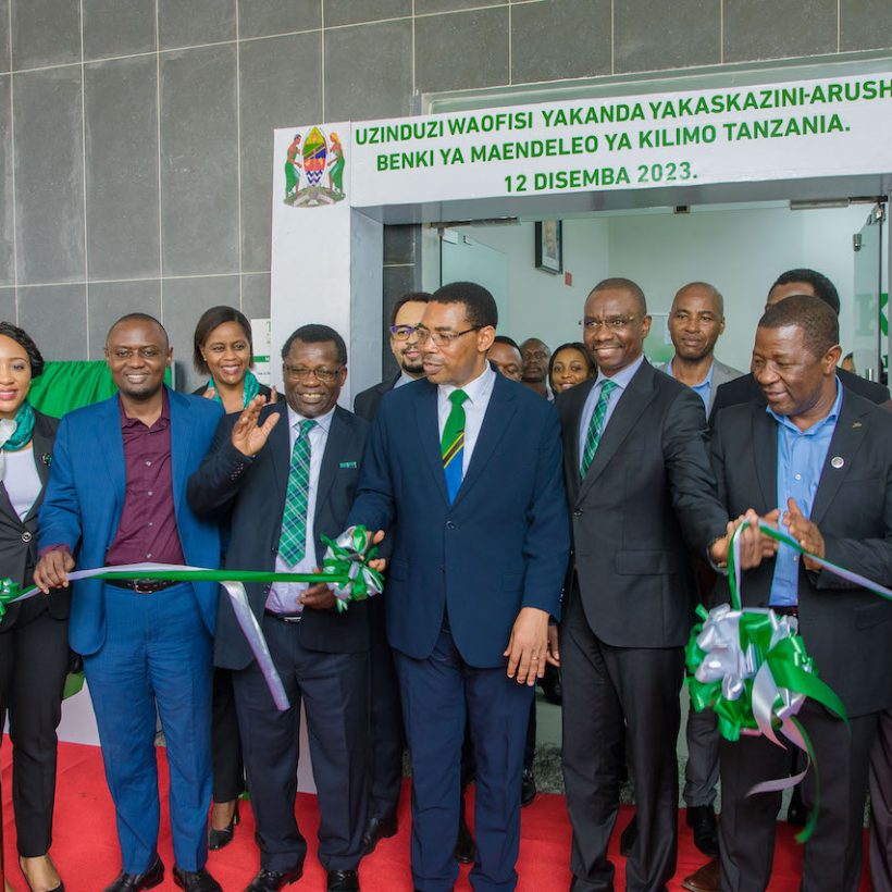Minister of Finance Hon. Dr. Mwigulu Nchemba launches the TADB Northern Zone office in Arusha